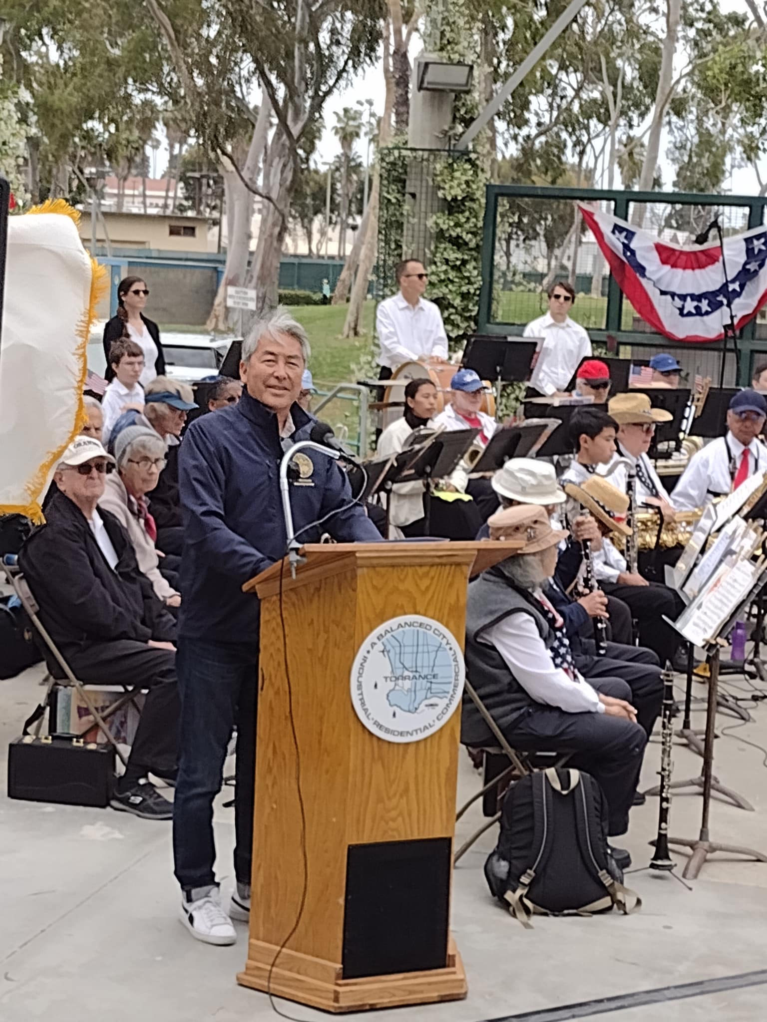 Patriotic Concert at Wilson Park, Torrance Assemblymember Al